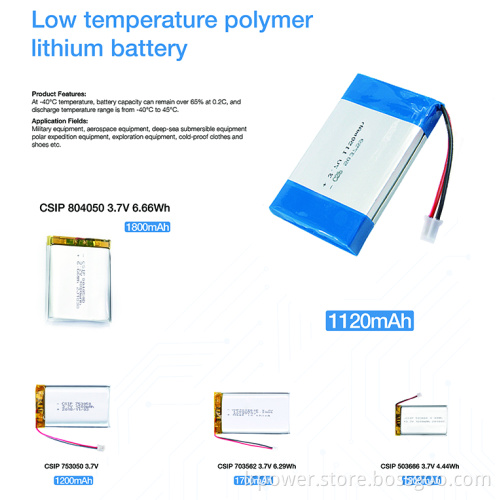 3.7V 501447 300mAh polymer battery